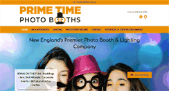 Desktop Screenshot of primetimephotobooths.com