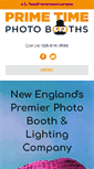 Mobile Screenshot of primetimephotobooths.com